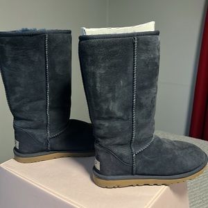 Navy Tall Ugg Boots